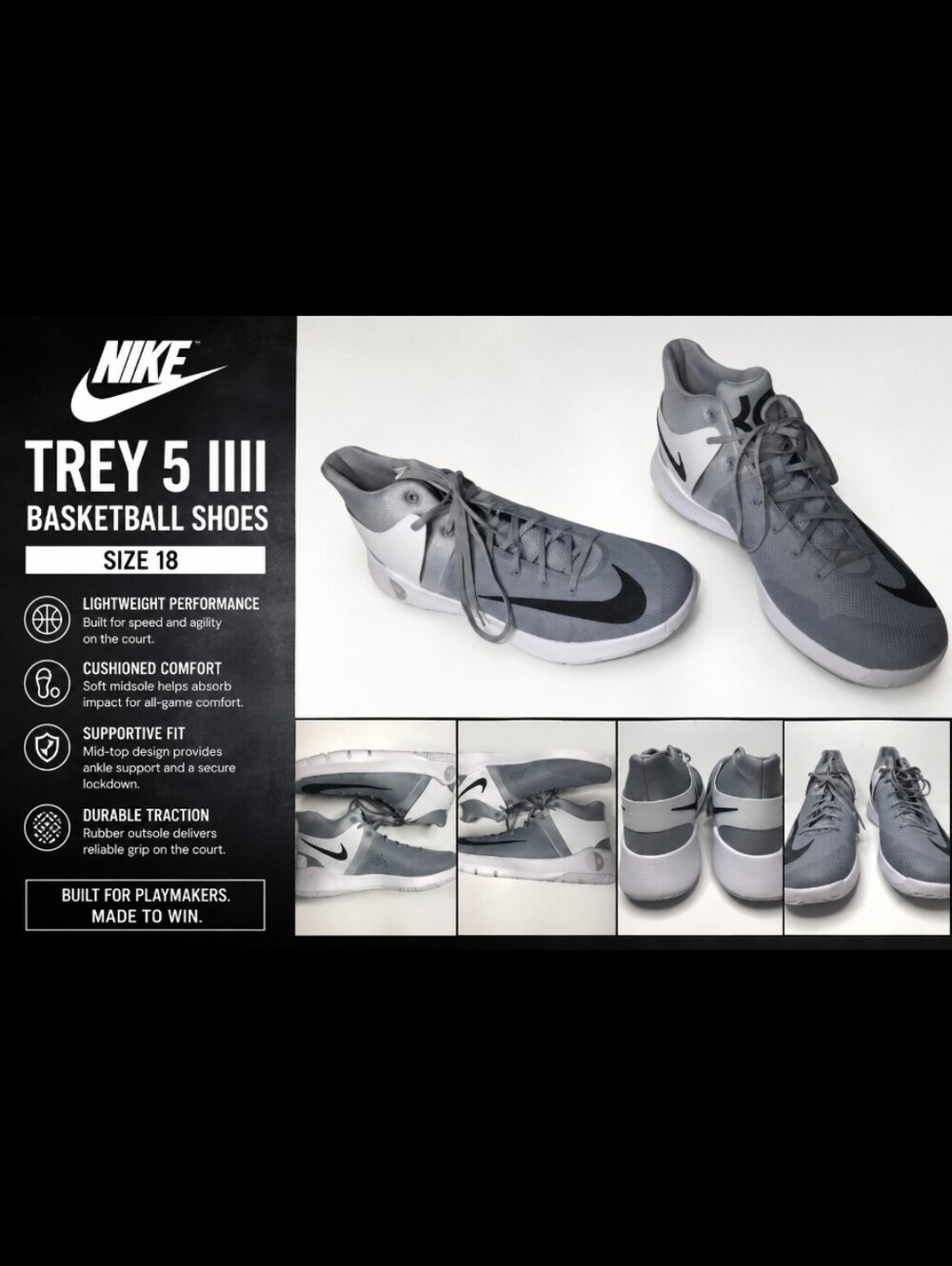 Nike Trey 5 IIII Basketball shoes sneakers 18